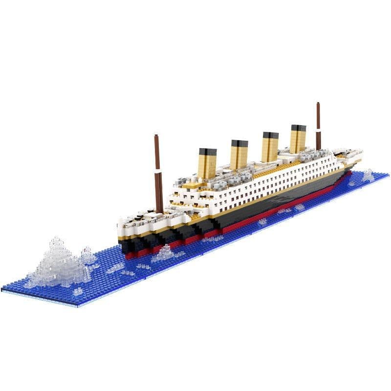 Set de Constructie Vaporul Titanic, Flippy, 6 Ani, Ornament Creativ, 56x11x8 cm, 1787 de Piese, Multicolor