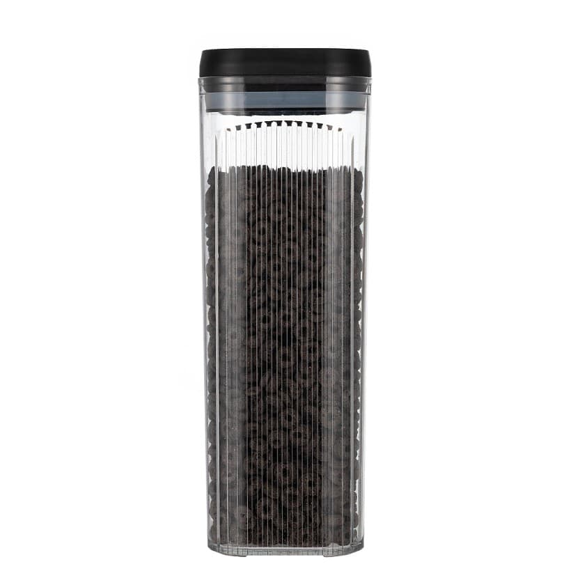 Cutie de Depozitare Alimente, Flippy, tip Container, 3.7L, Recipiente pentru Cereale in Bucatarie, Transparente cu Capac