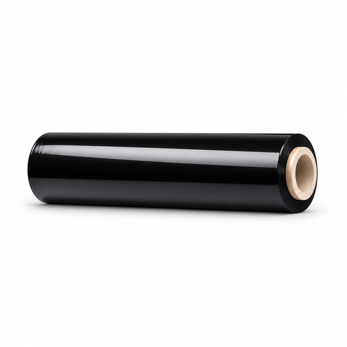Rola Folie Stretch Neagra pentru Ambalare Manuala, Protectie si Fixare Colete, Utilizare Depozit si Transport, Silentioasa
