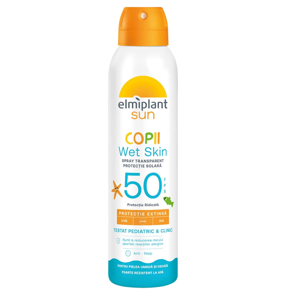 ELMI SUN MILK SPRAY WET SKIN SPF50, 150ML