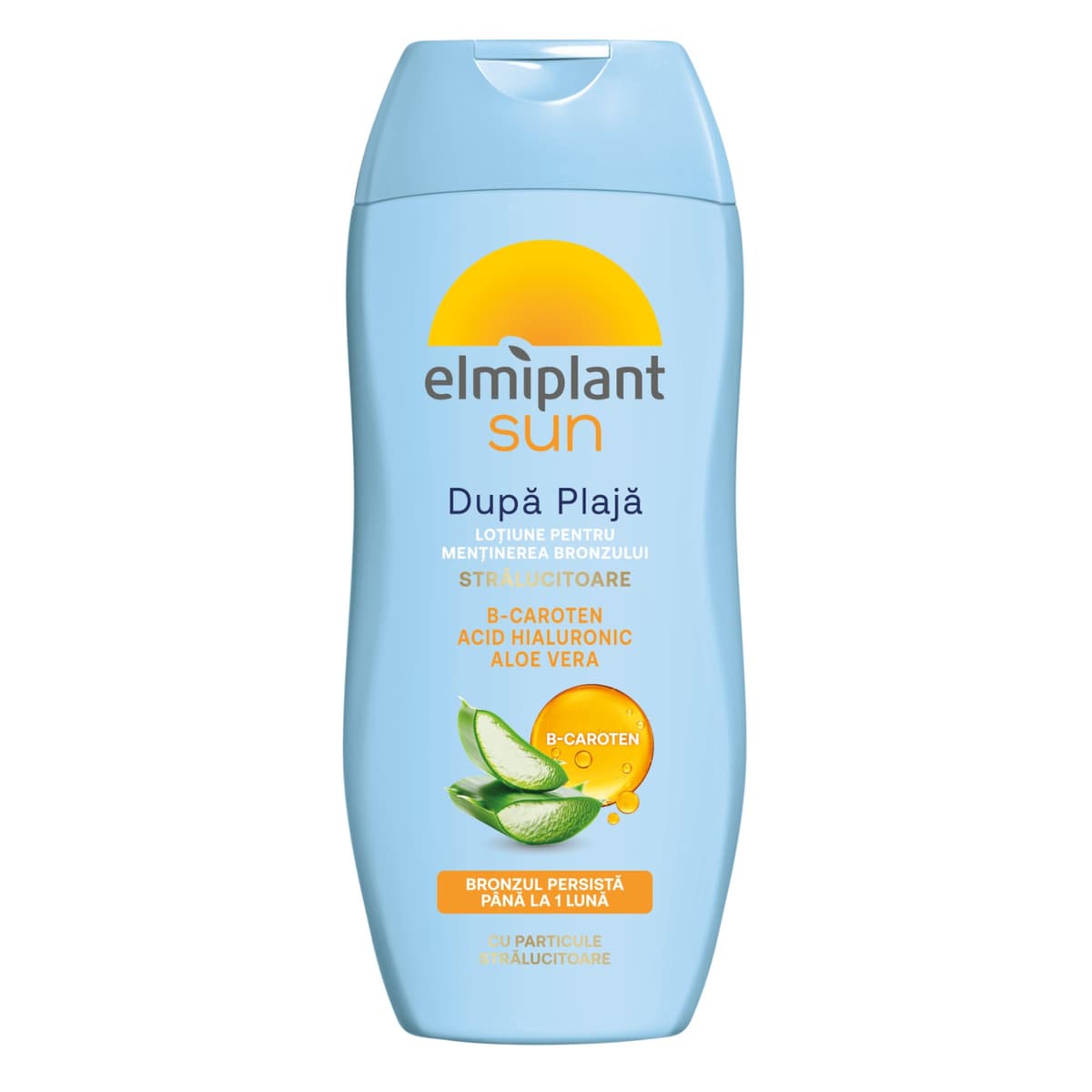 Crema Hidratanta Dupa Plaja, Lapte Hidratant pentru Prelungirea Bronzului, Elmiplant Sun, 200 ml