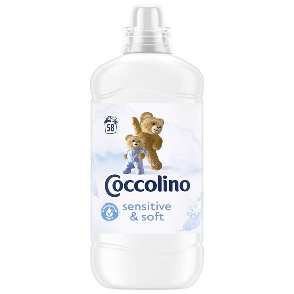Balsam pentru Rufe, Coccolino, 1.45 L Sensitive Soft 58 spalari