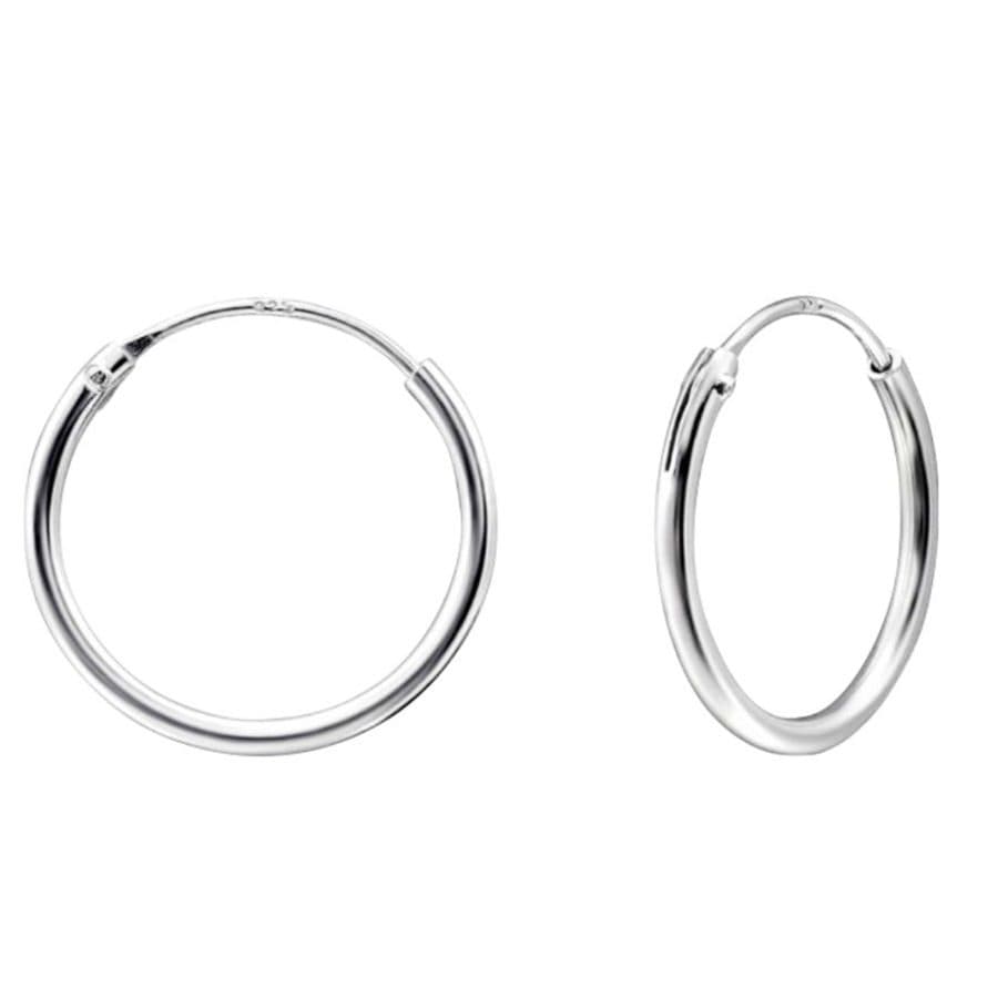 Cercei Argint 925, Jolie Silver, pentru Dama, Model Creole, 0.12 cm, 0.68 g, Argintiu