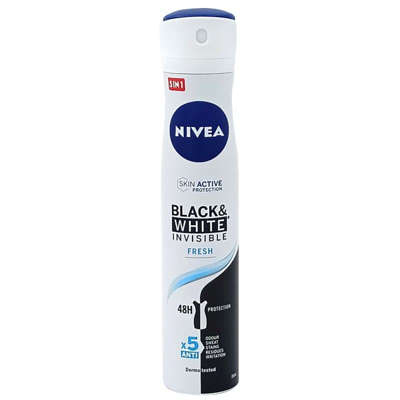 Antiperspirant Deodorant, Nivea, 200 ml Invisible Bw Fresh