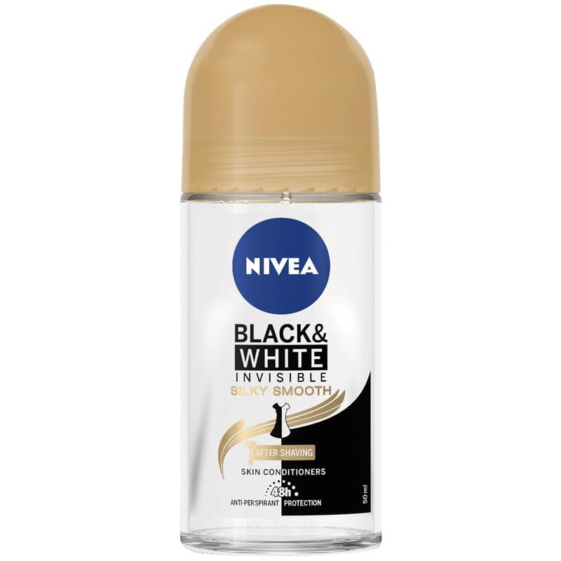 Antiperspirant Roll-On, Nivea, 50 ml Invisible Bw Silky Smooth
