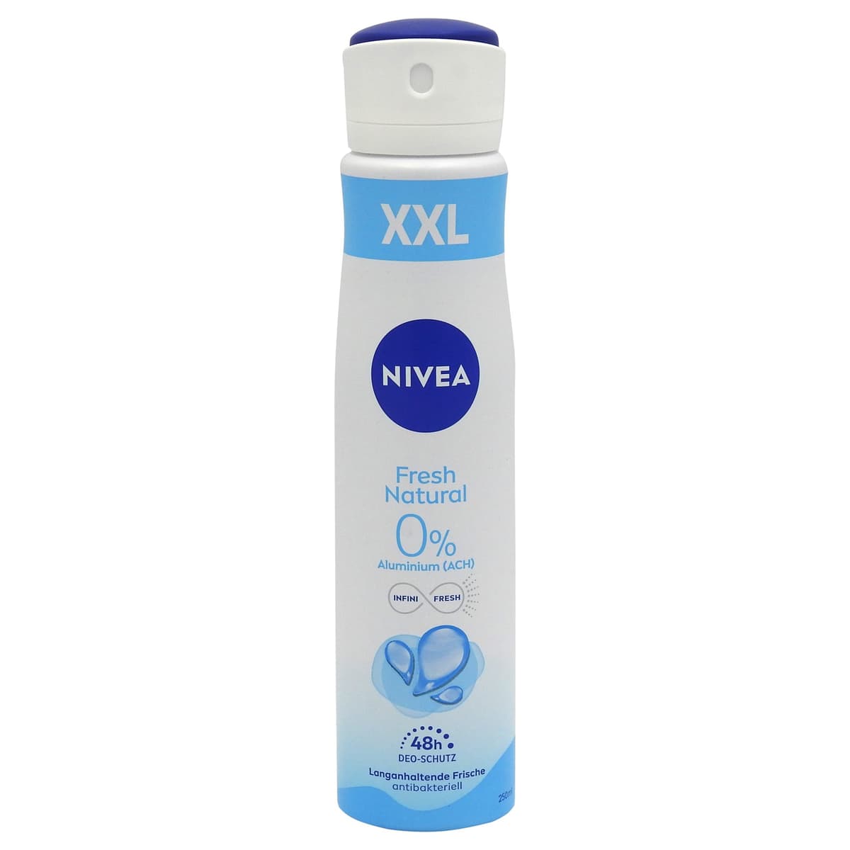 Antiperspirant Deodorant, Nivea, 250 ml Fresh Natural
