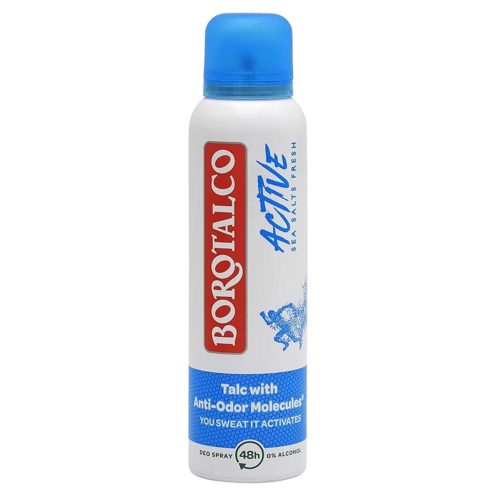Antiperspirant Deodorant, Borotalco, 150 ml Active