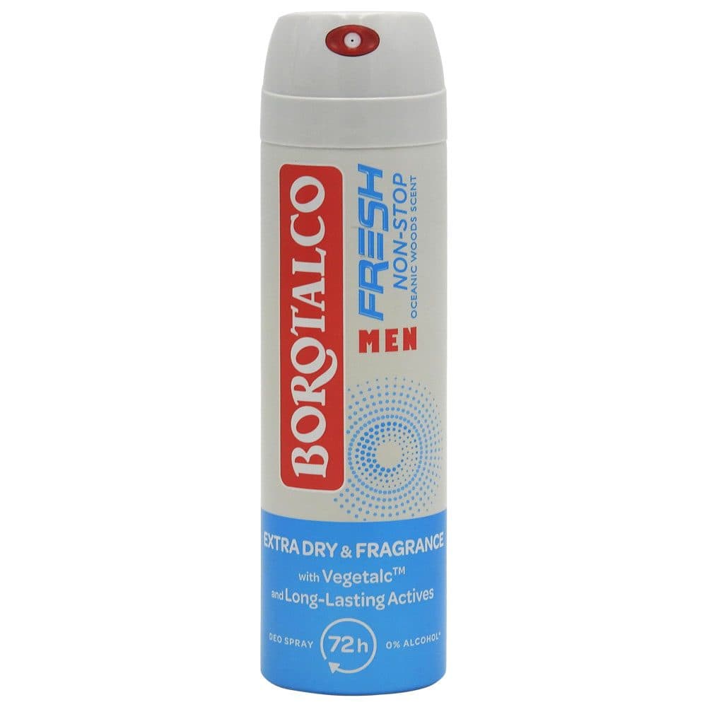 Antiperspirant Deodorant, Borotalco, 150 ml Men Fresh Fragrance