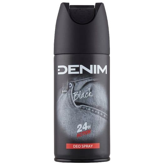Deodorant, Denim, 150 ml Men Black