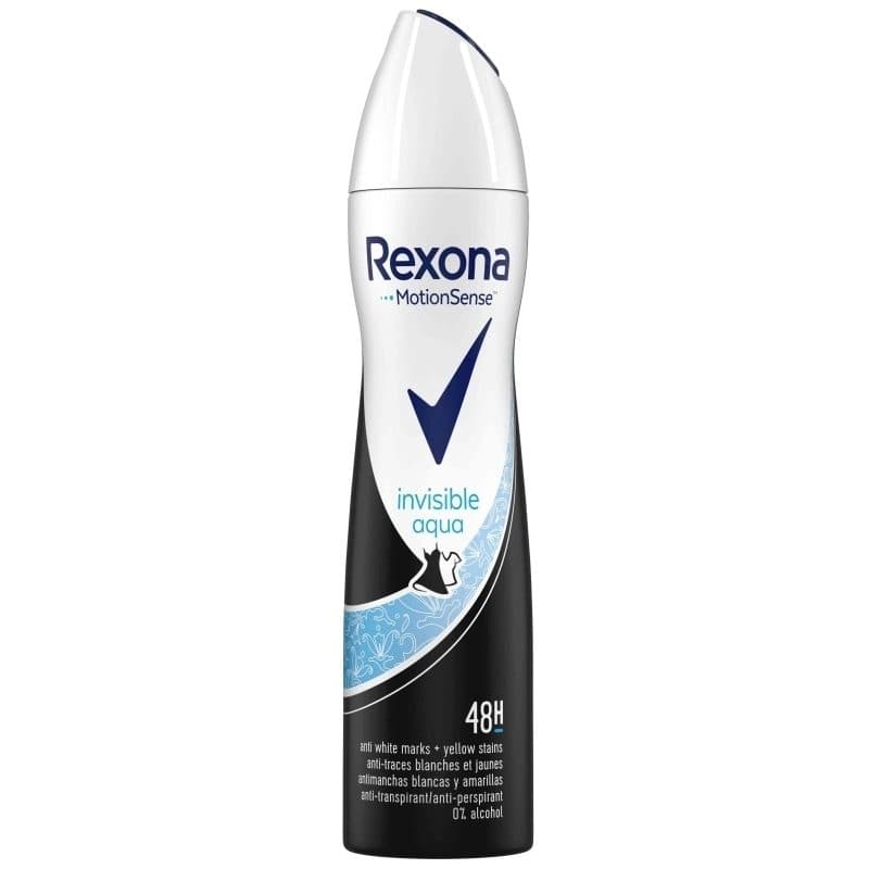 Antiperspirant Deodorant, Rexona, 200 ml Invisible Aqua