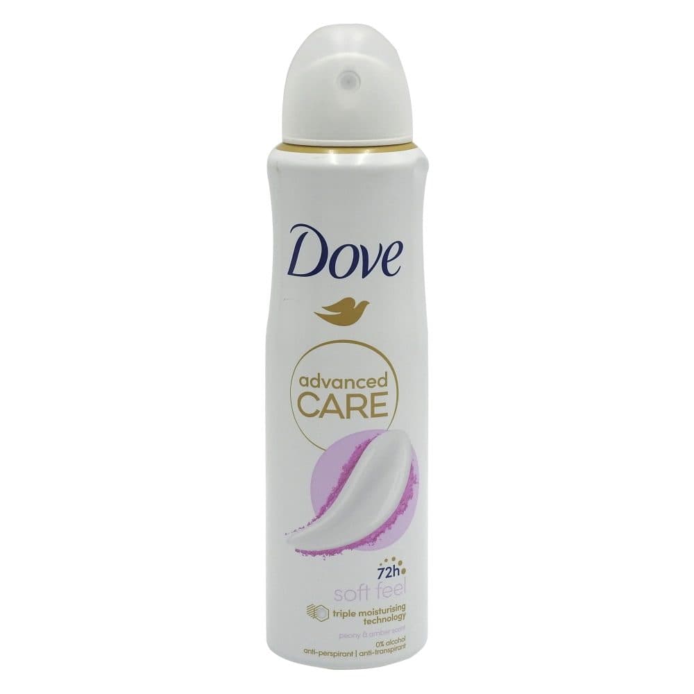 Antiperspirant Deodorant, Dove, 150 ml Advanced Care Soft Feel