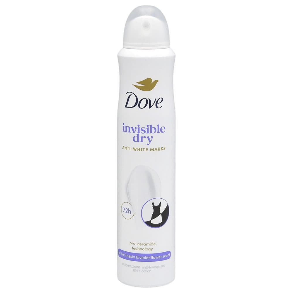 Antiperspirant Deodorant, Dove, 200 ml Invisible Dry 72H
