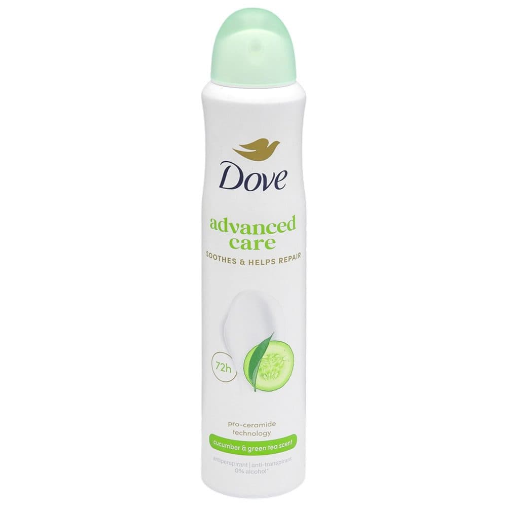 Antiperspirant Deodorant, Dove, 200 ml Advanced Care Go Fresh Cucumber si Green Tea