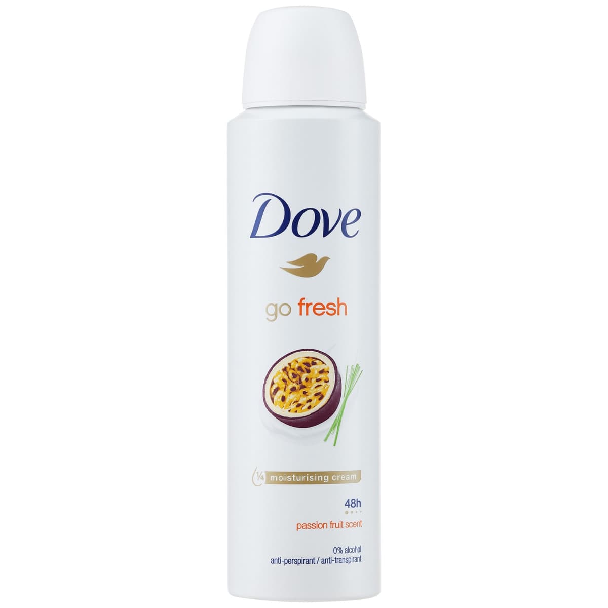 Antiperspirant Deodorant, Dove, 200 ml Go Fresh Passion Fruit