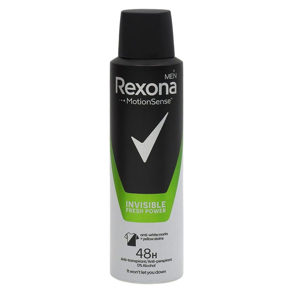 Antiperspirant Deodorant, Rexona, 150 ml Men Invisible Power Fresh