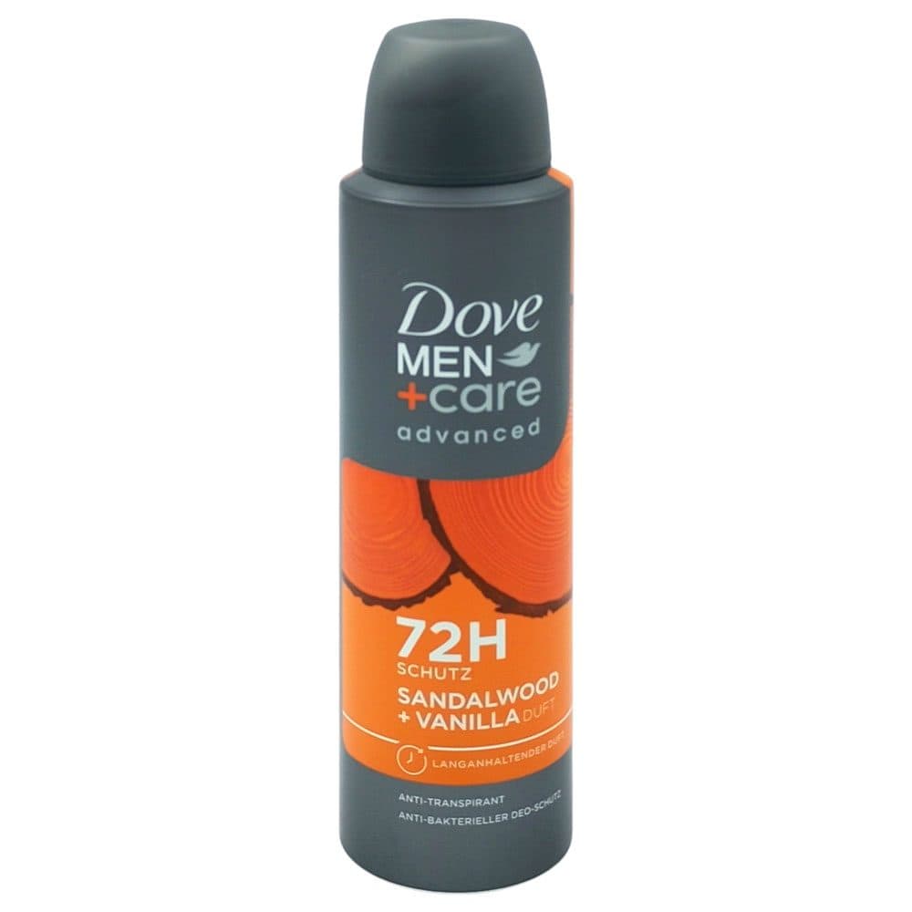 Antiperspirant Deodorant, Dove, 150 ml Men Advanced Care Sandalwood Vanilla