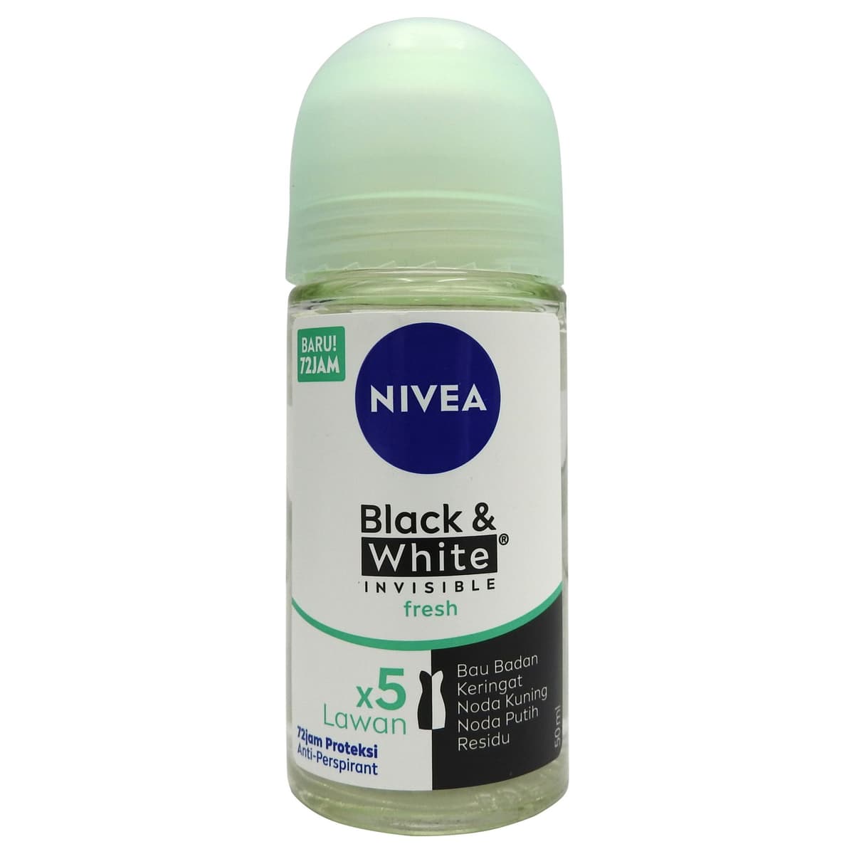 Antiperspirant Roll-On, Nivea, 50 ml Invisible Bw Fresh