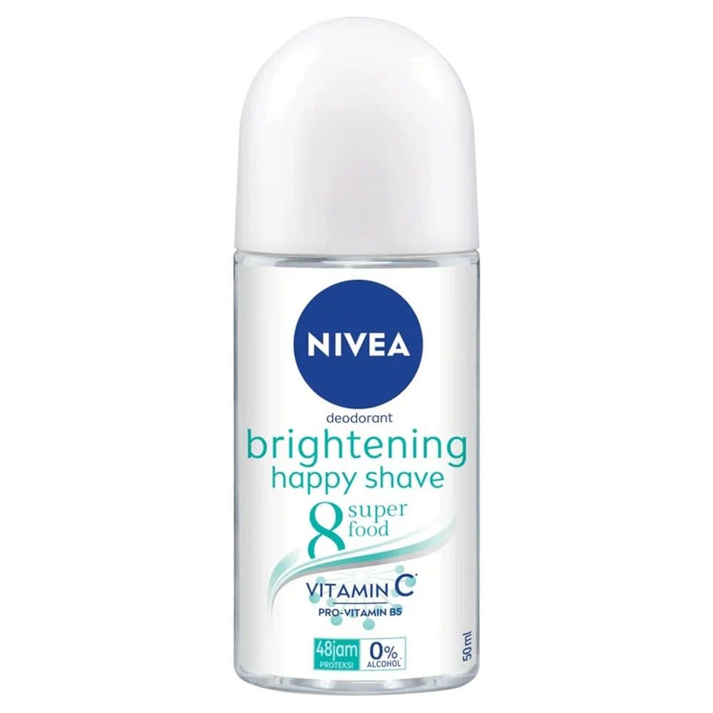 Antiperspirant Roll-On, Nivea, 50 ml Brightening Happy Shave