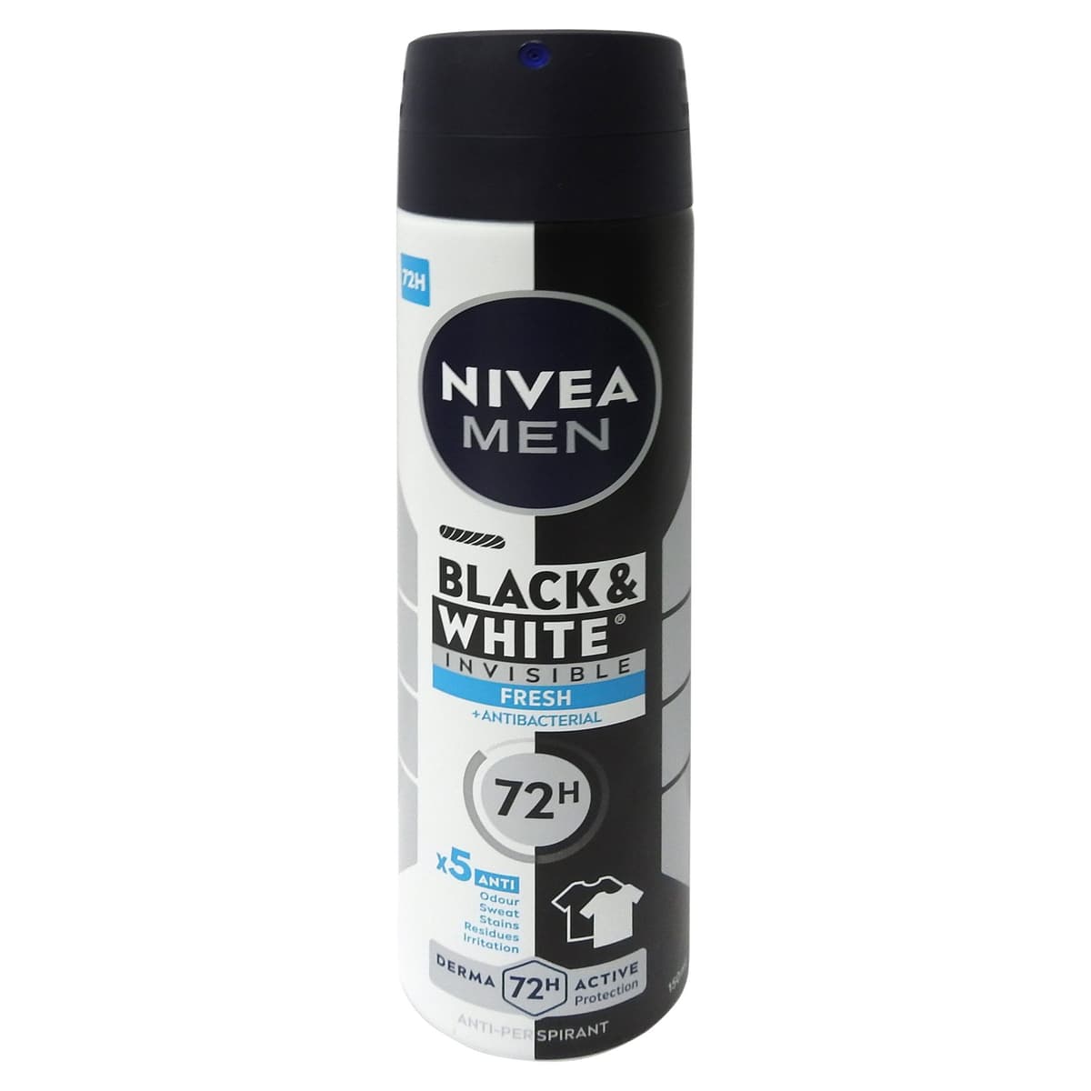Antiperspirant Deodorant, Nivea, 150 ml Men Invisible Bw Fresh