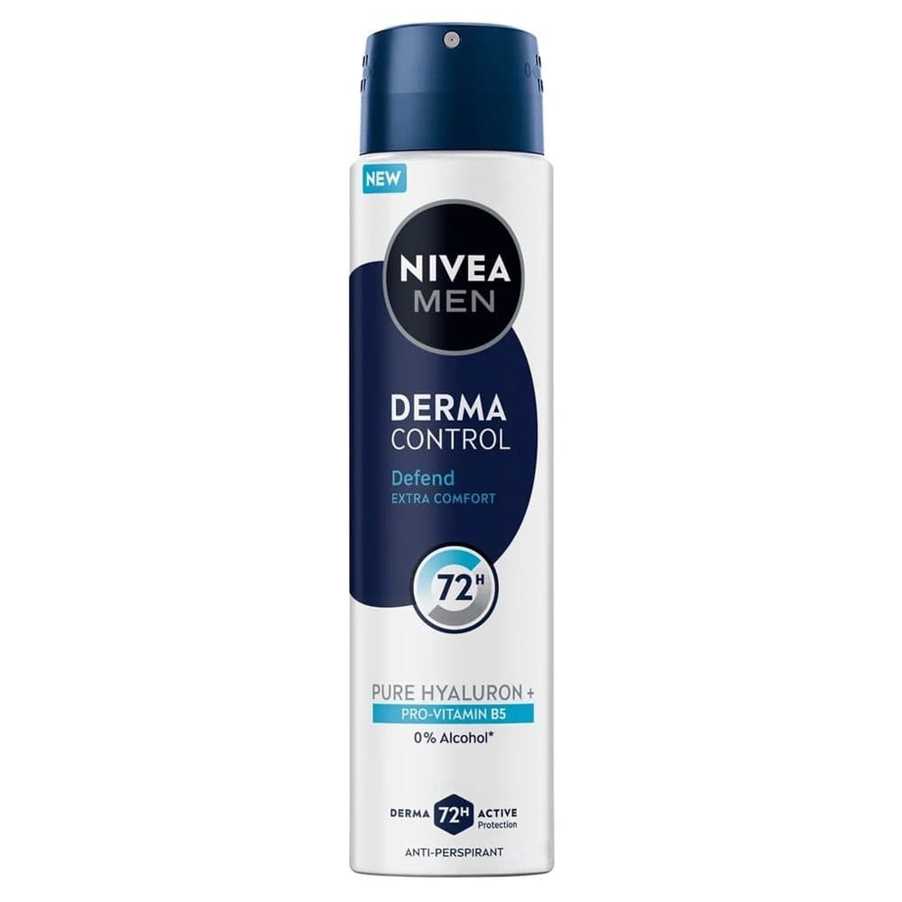 Antiperspirant Deodorant, Nivea, 150 ml Men Derma Control Defend