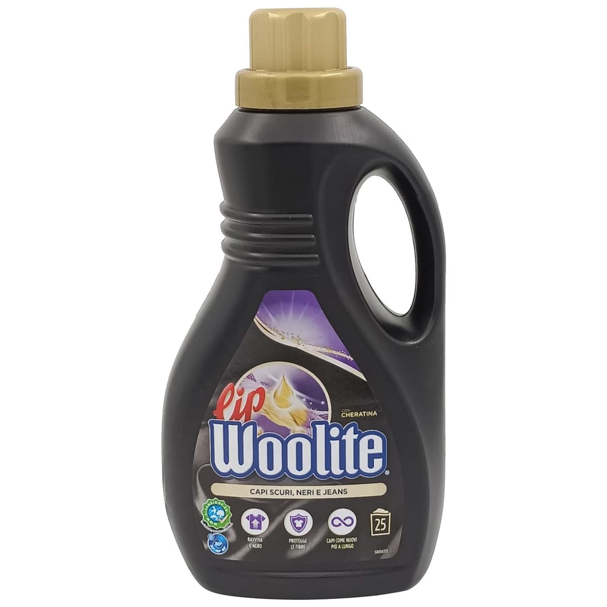Detergent Lichid, Woolite, 1.5 L Keratina Black 25 spalari