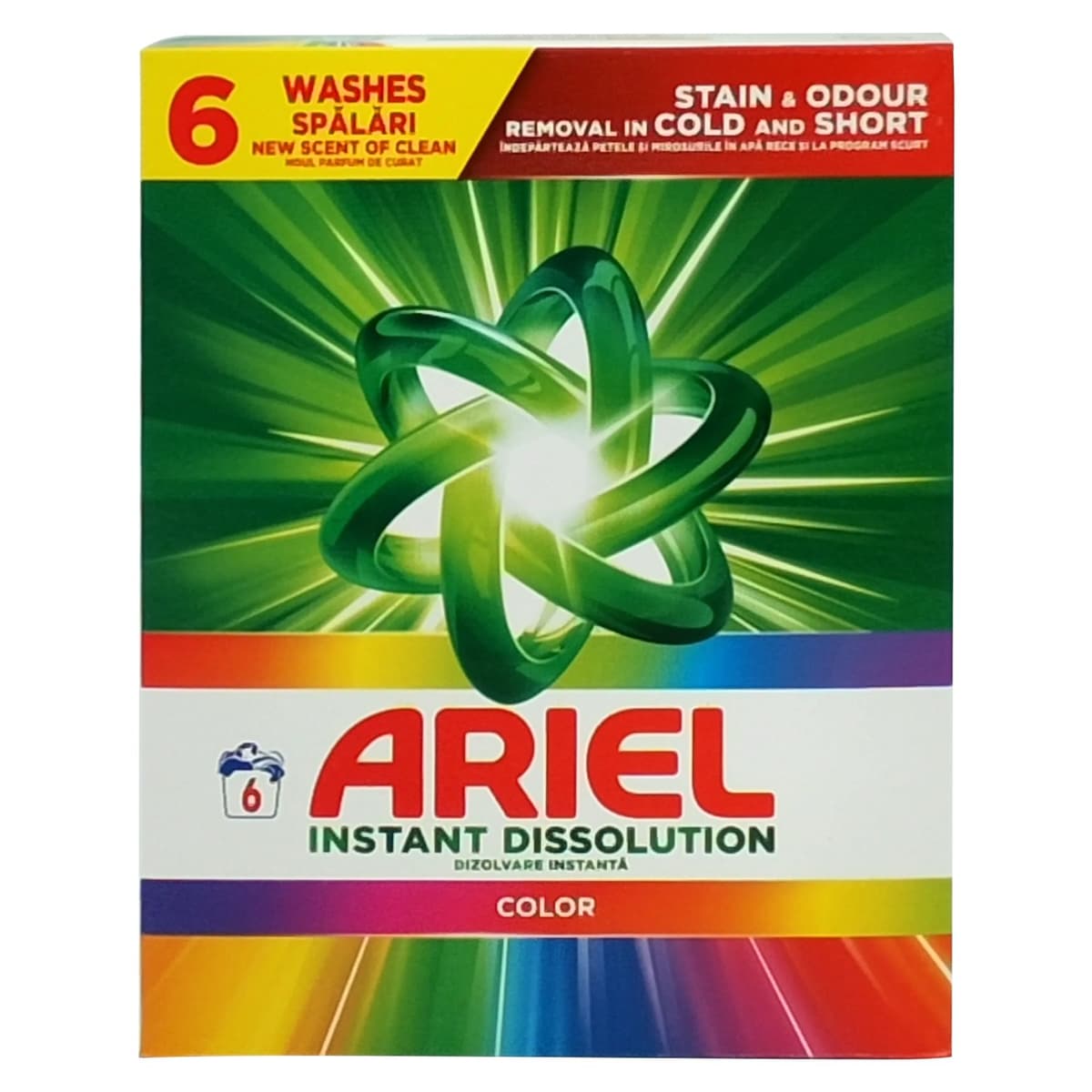 Detergent pentru Rufe Automat, Ariel, 390 g Color 6 spalari
