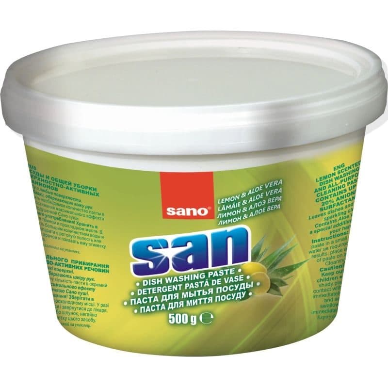 Sano Detergent Vase Pasta 500 g Lamaie