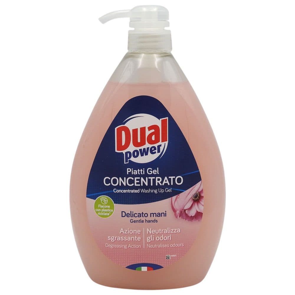 Dual Detergent Vase cu Pompa 1 L Power Delicato