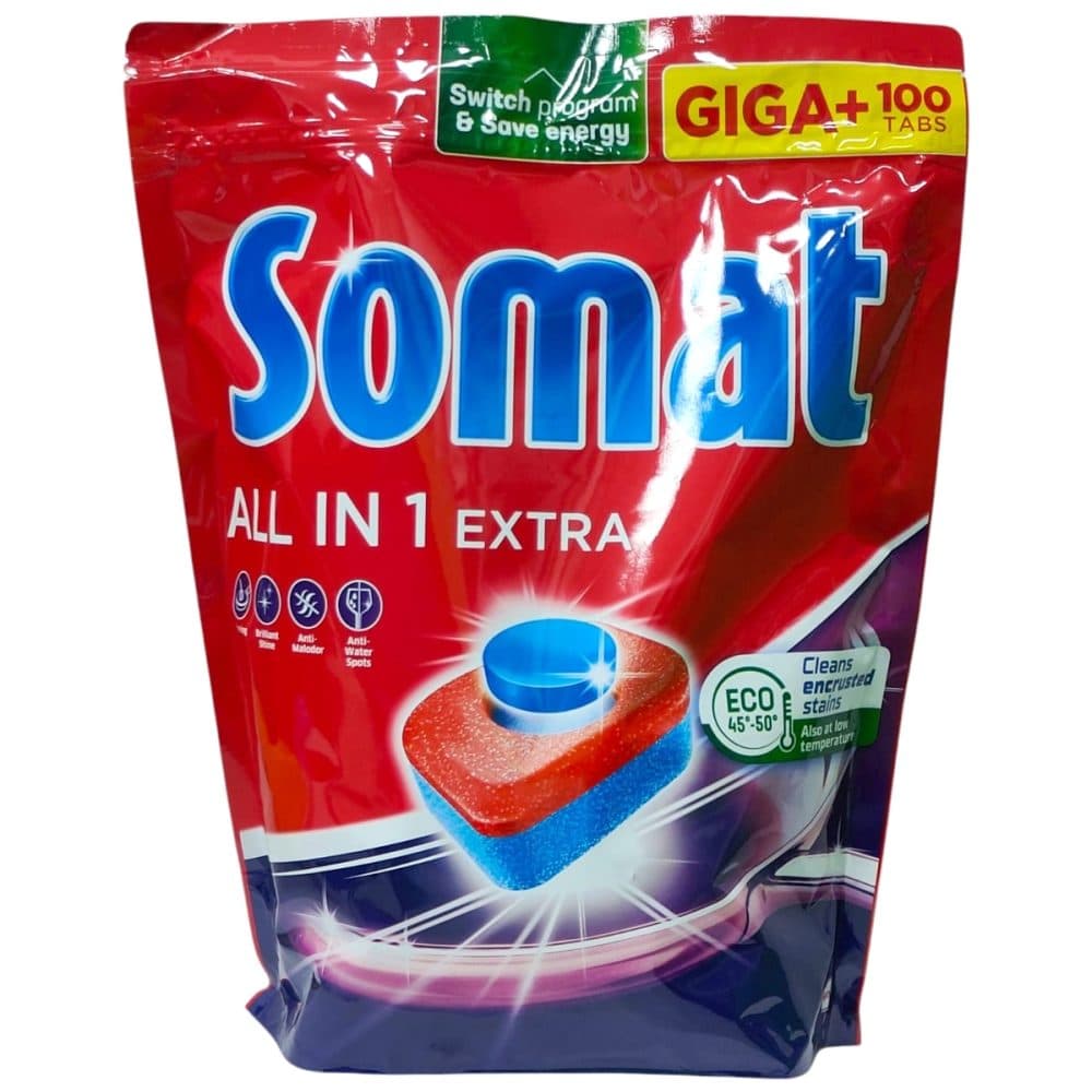 Somat Detergent Vase Tablete 100 buc All in 1 Extra