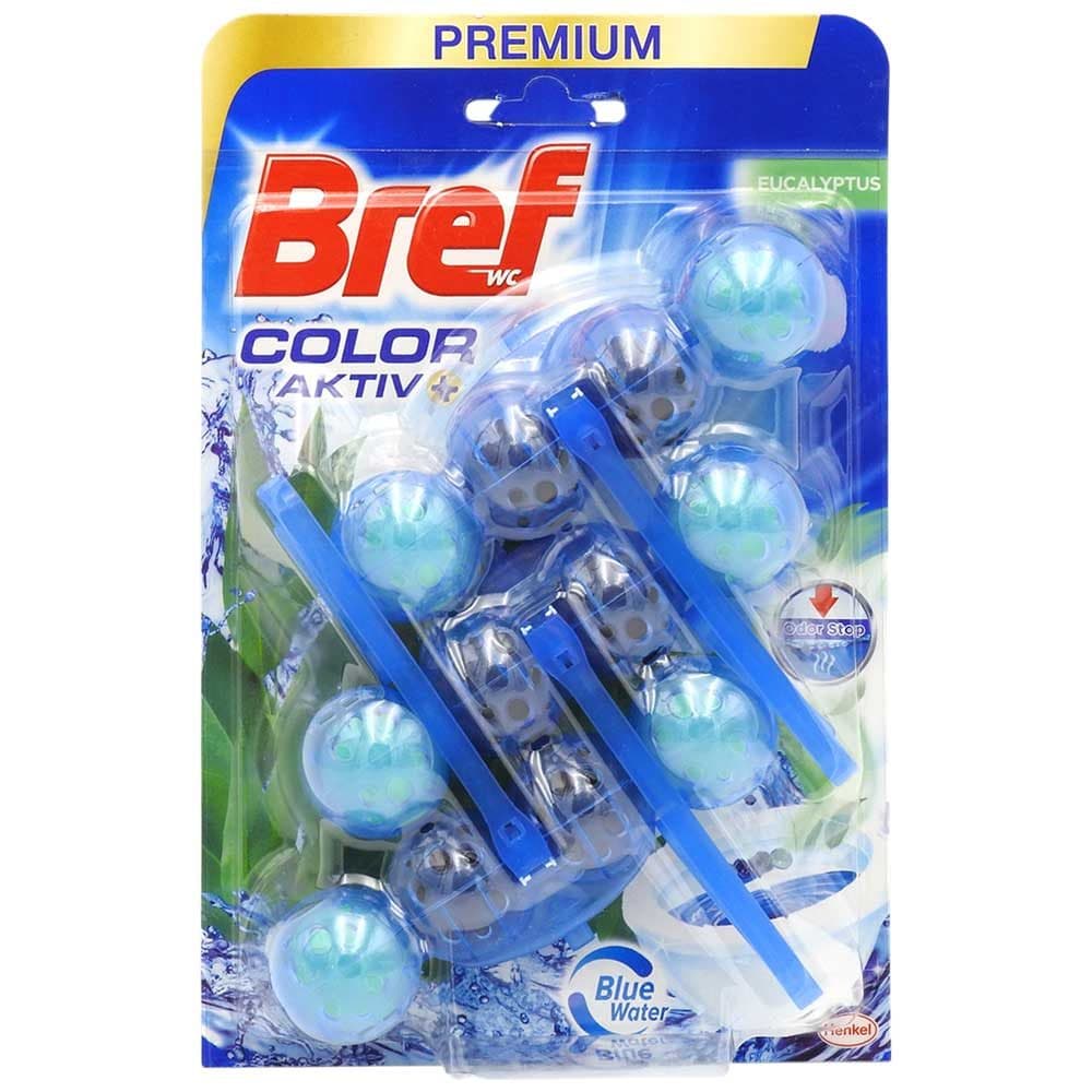 Odorizant WC, Bref, Bile Color Aktiv 3 X 50 g Eucalipt
