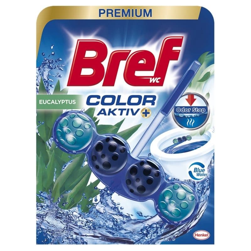 Odorizant WC, Bref, Bile Color Aktiv 50 g Eucalyptus