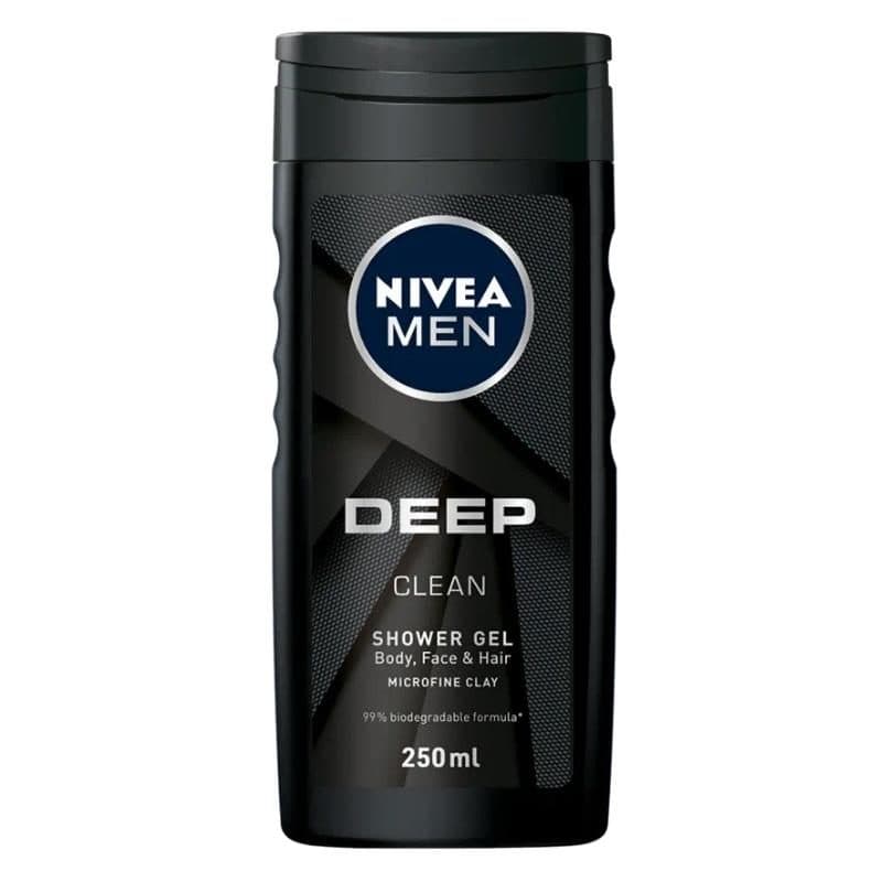 Gel de Dus, Nivea, 250 ml Men Deep Clean