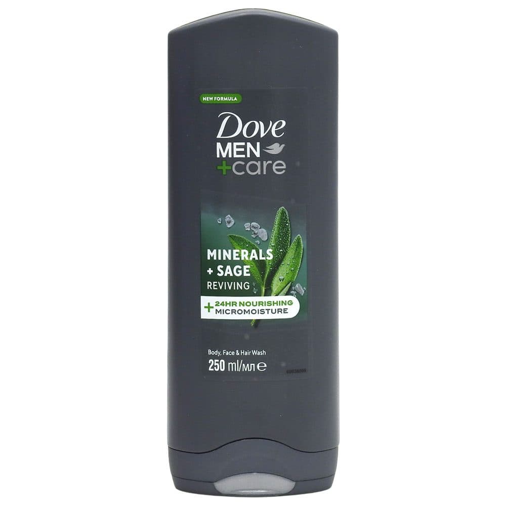Gel de Dus, Dove, 250 ml Men Minerals Sage