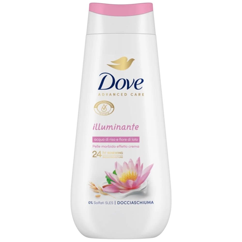 Gel de Dus, Dove, Advance Care 225 ml Iluminate Fiori Di Loto