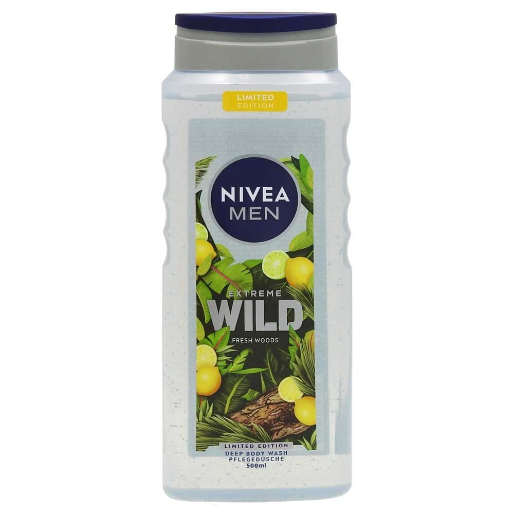 Gel de Dus, Nivea, 500 ml Men Extreme Wild Fresh Woods