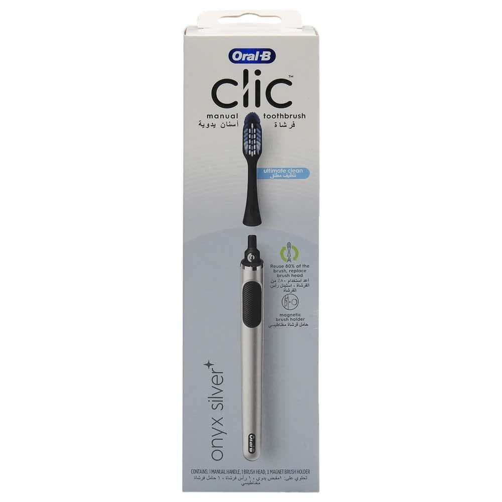 Periuta de Dinti, Oral B, Clic Onyx Silver
