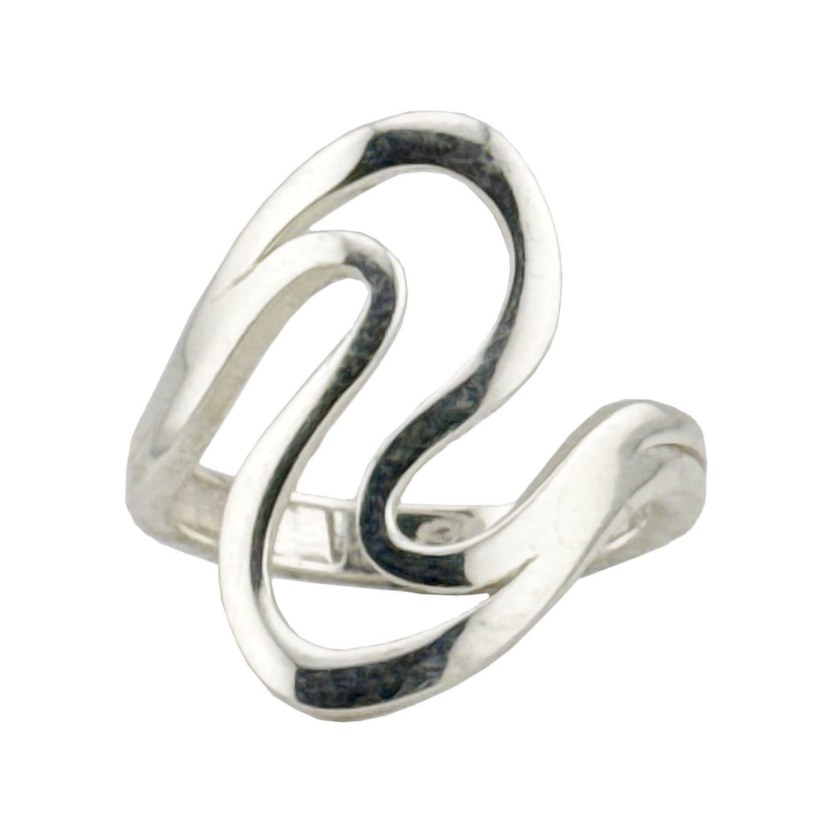 Inel pentru Dama Argint 925, Jolie, Model Spirala 5.3 gr, Marimea 54, 2.5 x 2 cm, Argintiu