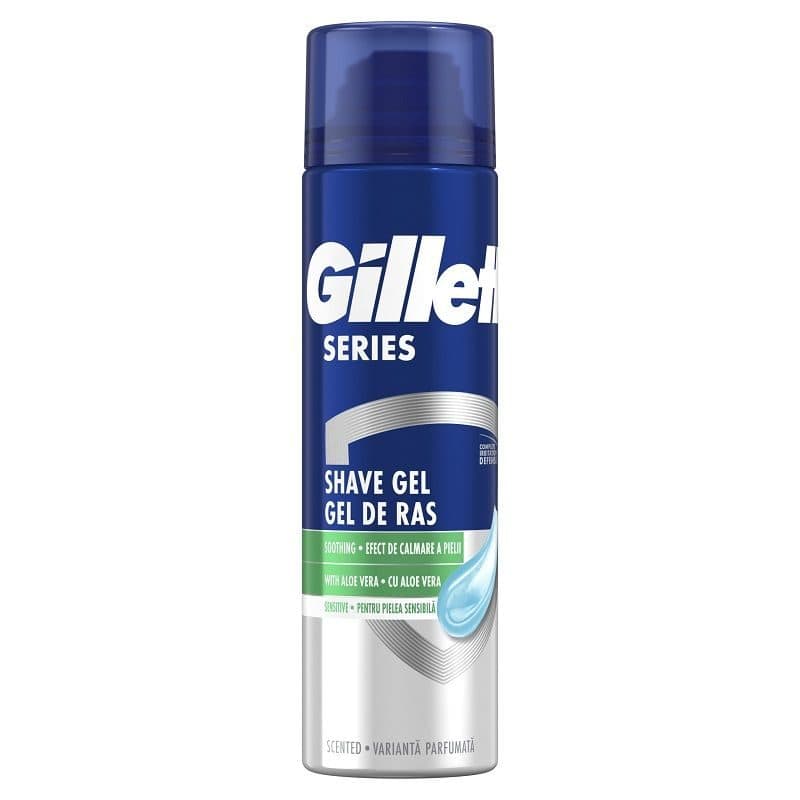 Gel, Gillette, Ras 200 ml Series Soothing Aloe Vera