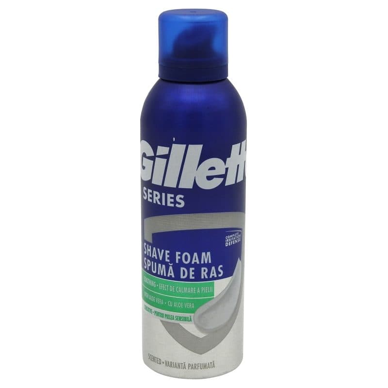 Spuma, Gillette, Ras 200 ml Series Piele Sensibila Aloe Vera
