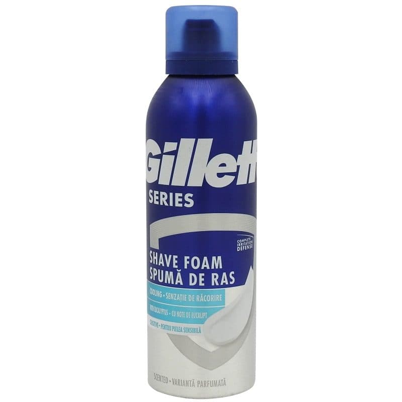 Spuma, Gillette, Ras 200 ml Series Eucalipt