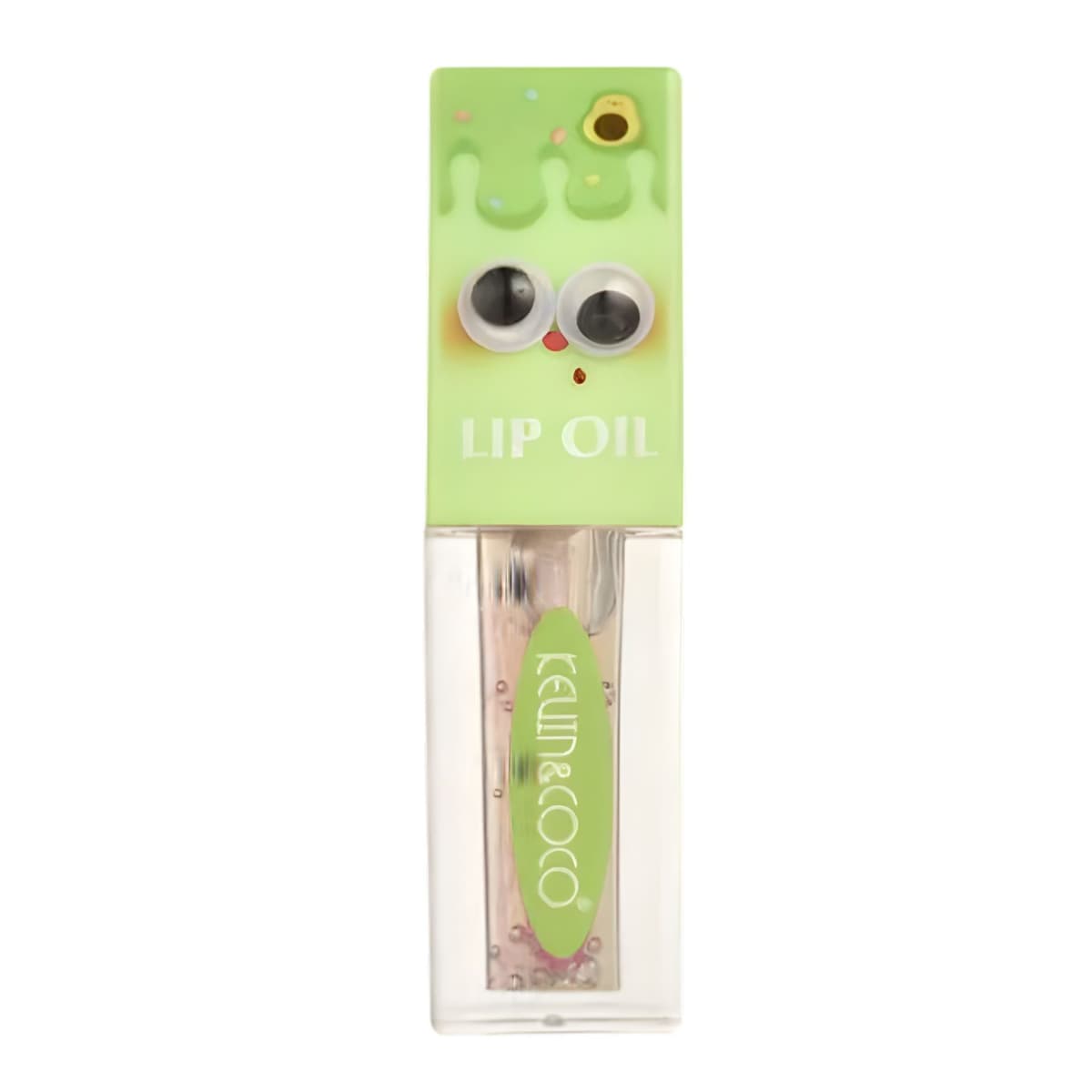 Ulei de Buze, Kevin&Coco, Lip Oil, Hidratant si Lucios, Efect Natural, Textura Usoara, Non-Lipicios, 27.1 g, 8.2 x 2 x 2 cm, Verde