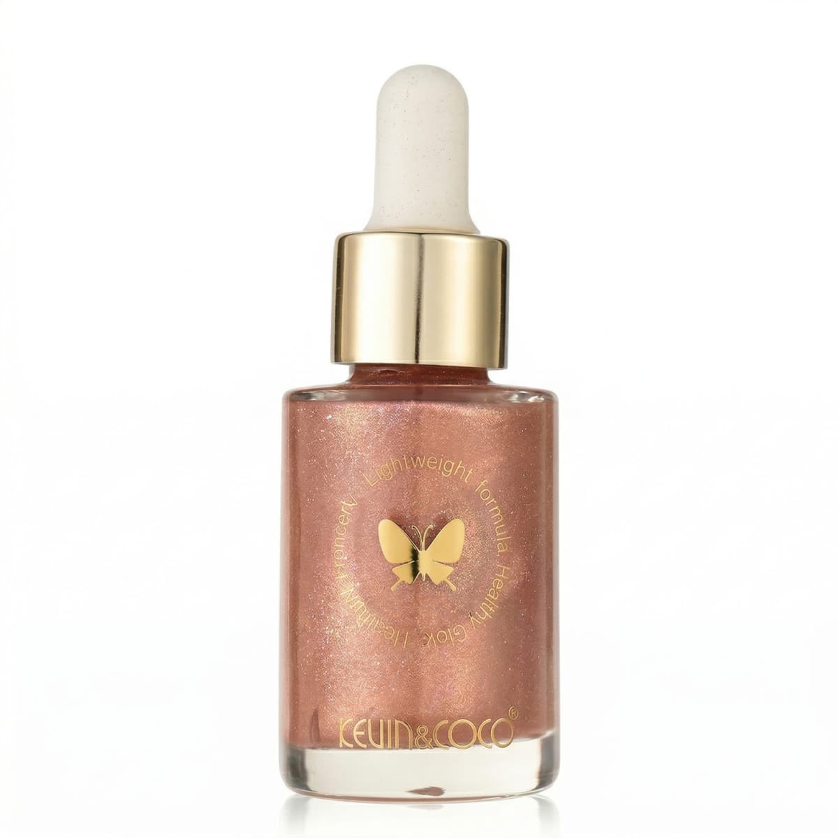 Iluminator Lichid pentru Ten, Kevin&Coco, Instant Anti Age, Nuanta Bronze, Efect Stralucire, Bronz Luminos 3.5x3.5x8.5cm