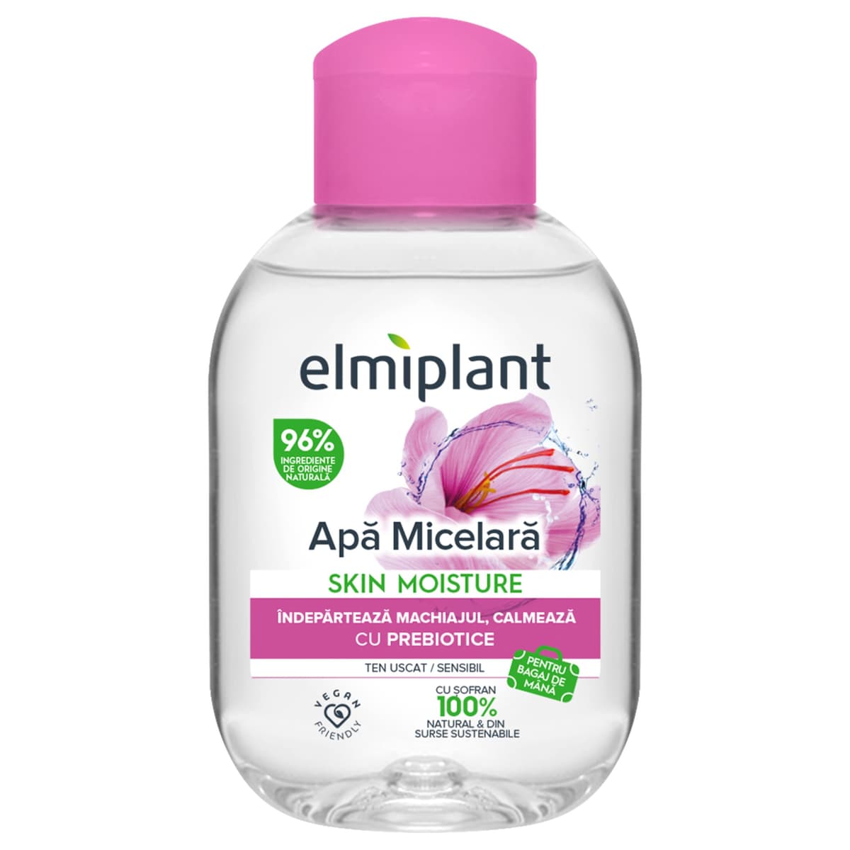 Apa Micelara, Elmiplant, Skin Moisture Pentru Ten Uscat, 100 ml