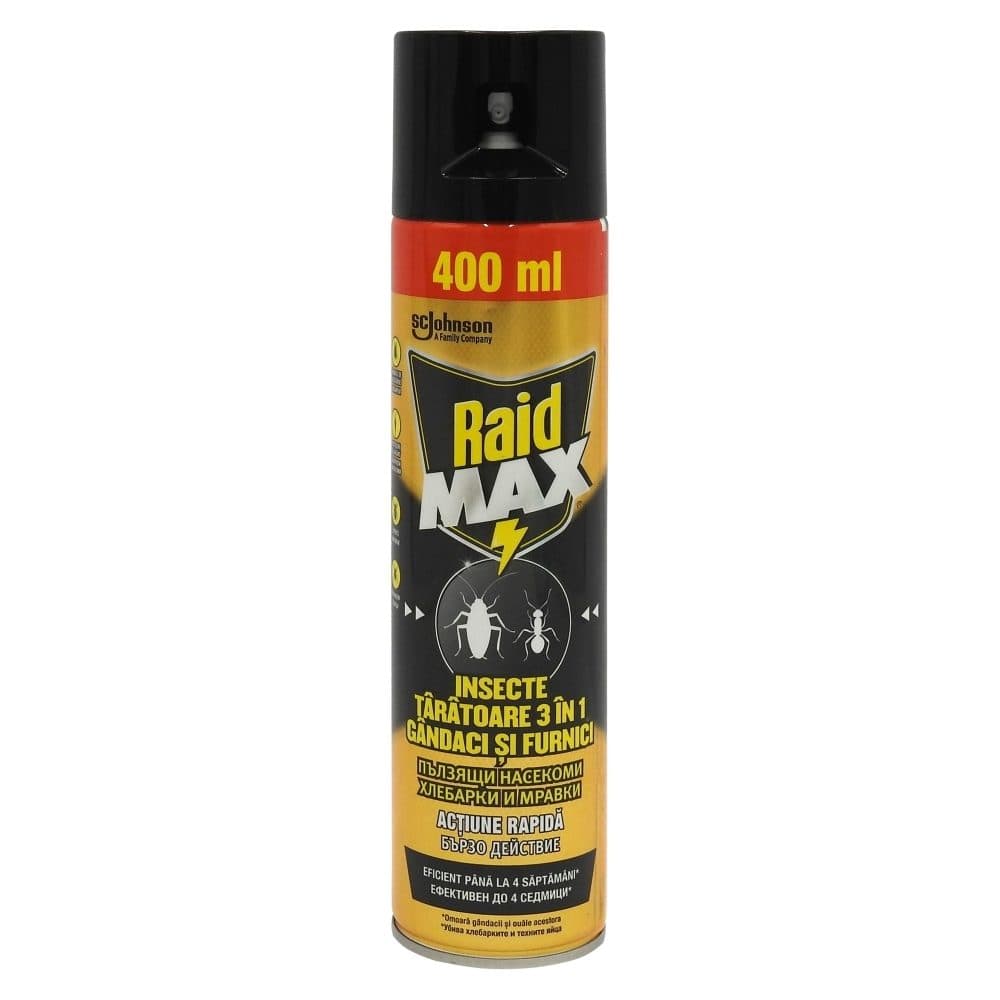 Spray, Raid Max, Gandaci 3in1 400 ml