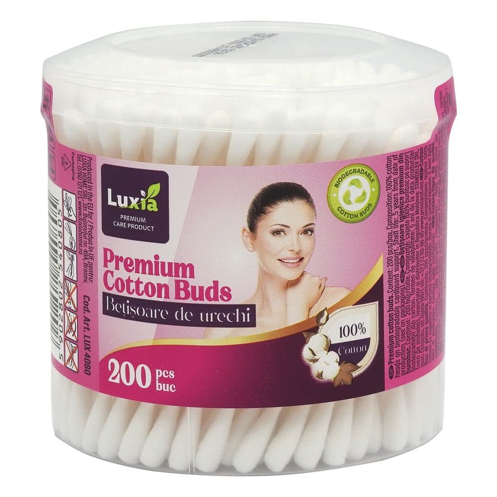 Betisoare, Luxia, Urechi Cutie 200 buc