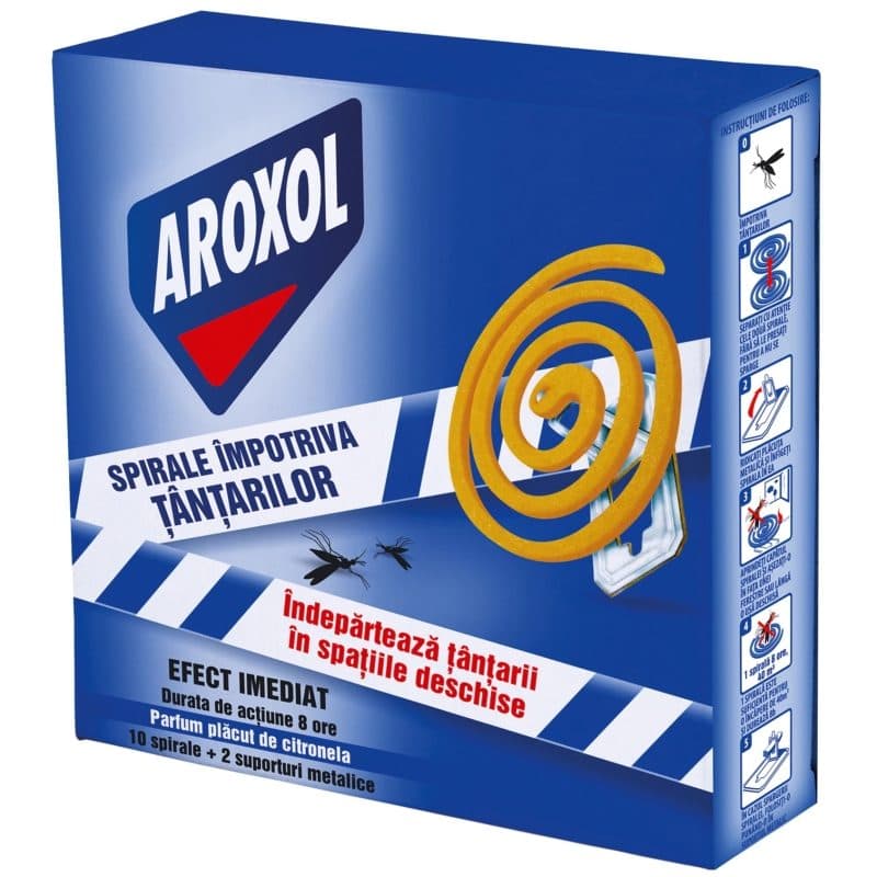 Aroxol Antitantari Spirale 10 buc