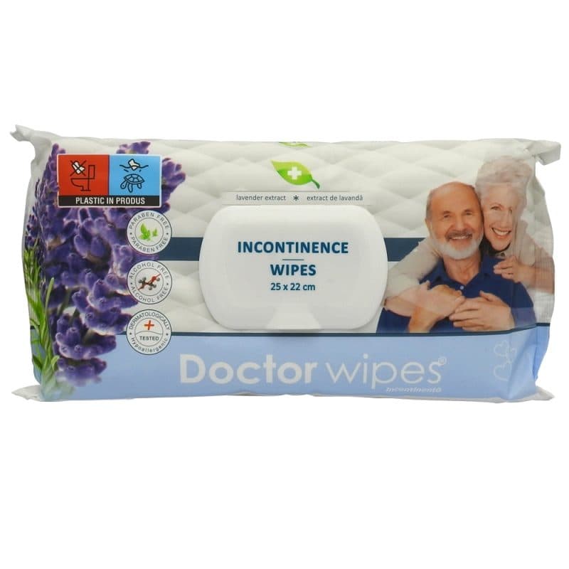 Servetele Umede, Doctor, Incontinenta 50 buc Lavanda
