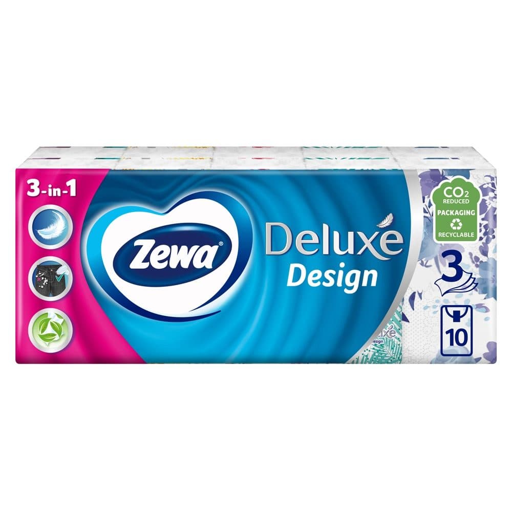 Zewa Batiste Igienice 10 buc 3STRATURI Deluxe Model