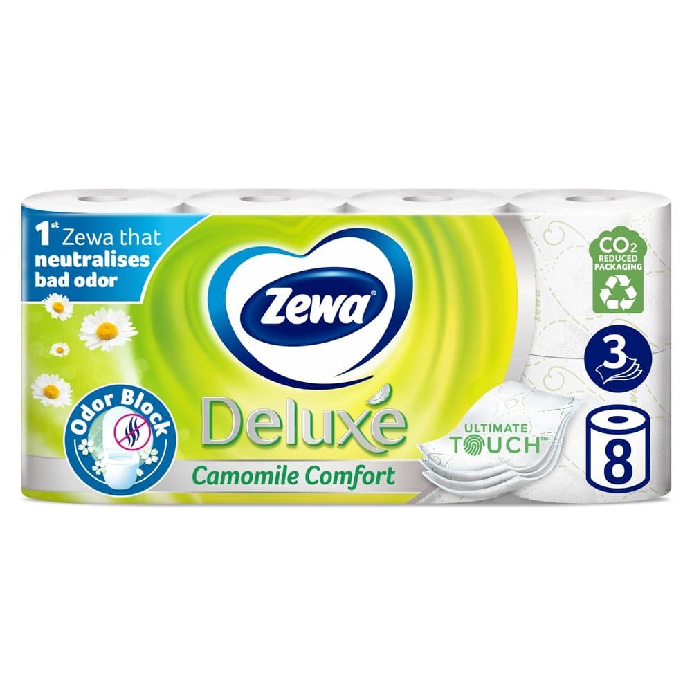 Zewa Hartie Igienica 8ROLE 3STRATURI Camomile