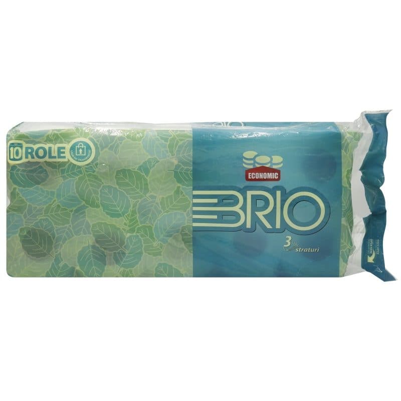Brio Hartie Igienica 10ROLE 3STRATURI